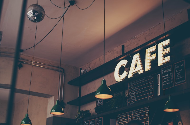 Mesa com café